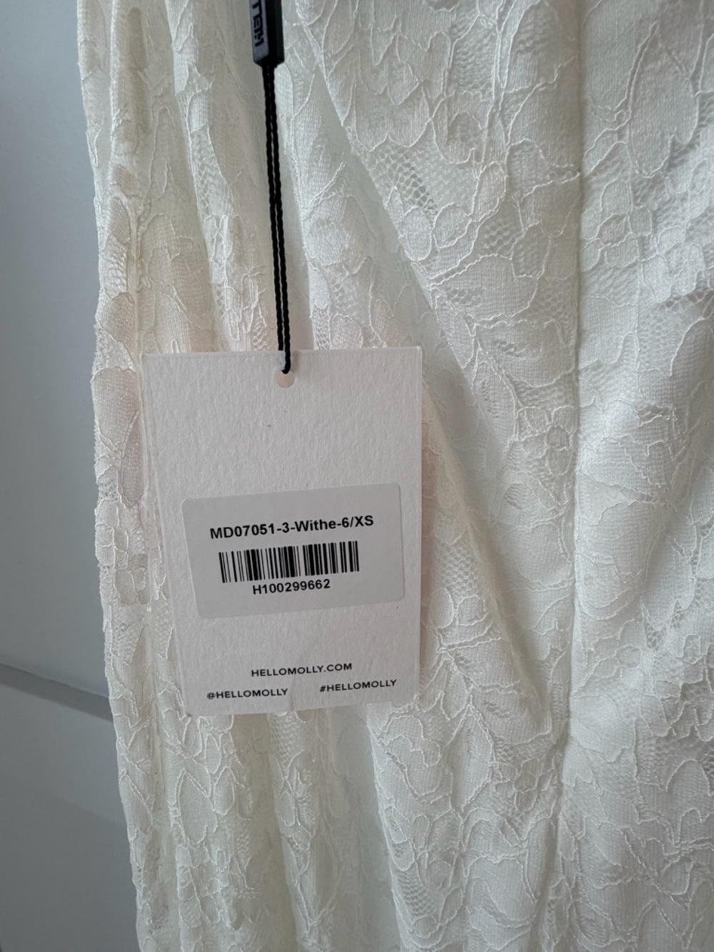 Hello Molly White Lace Maxi Dress (NWT) - Picture 8 of 9